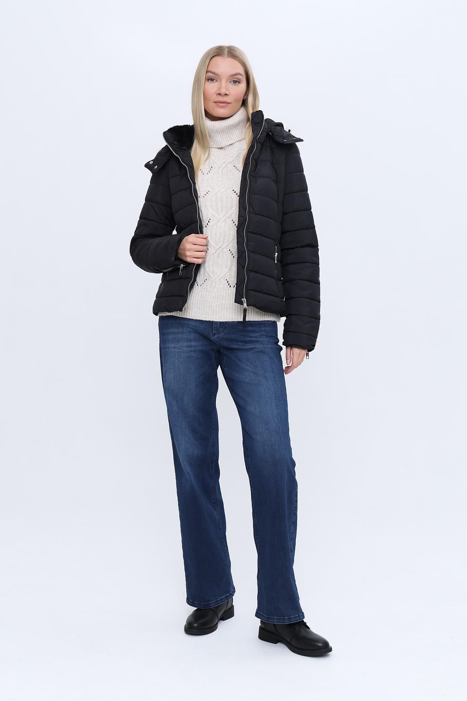 Куртка Alcott стеганая чёрная