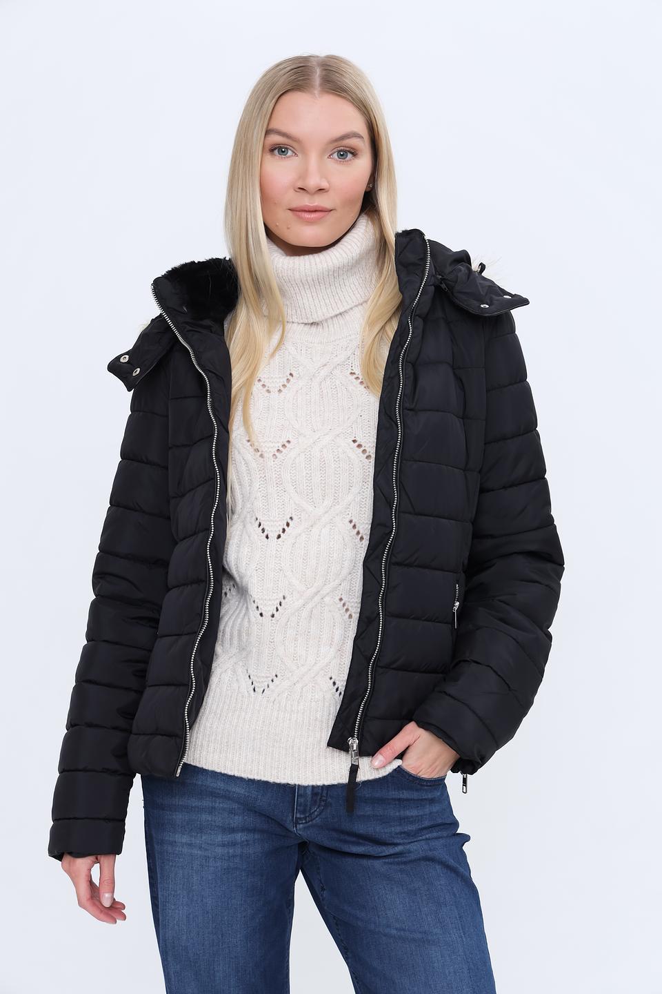Куртка Alcott стеганая чёрная