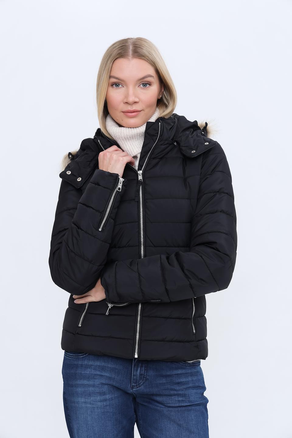 Куртка Alcott стеганая чёрная