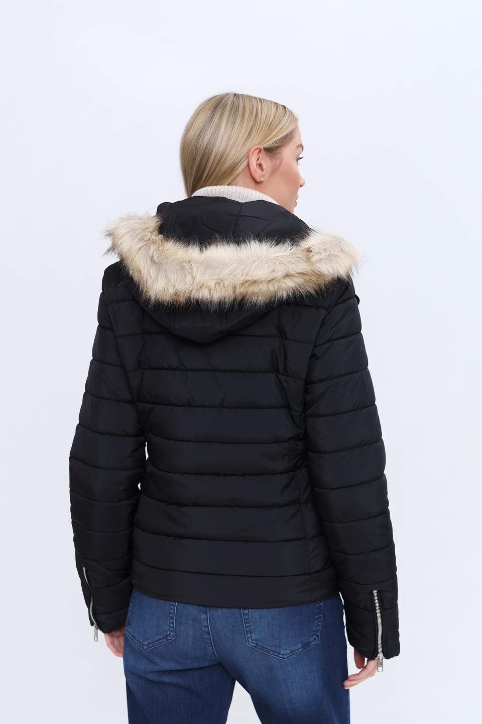 Куртка Alcott стеганая чёрная