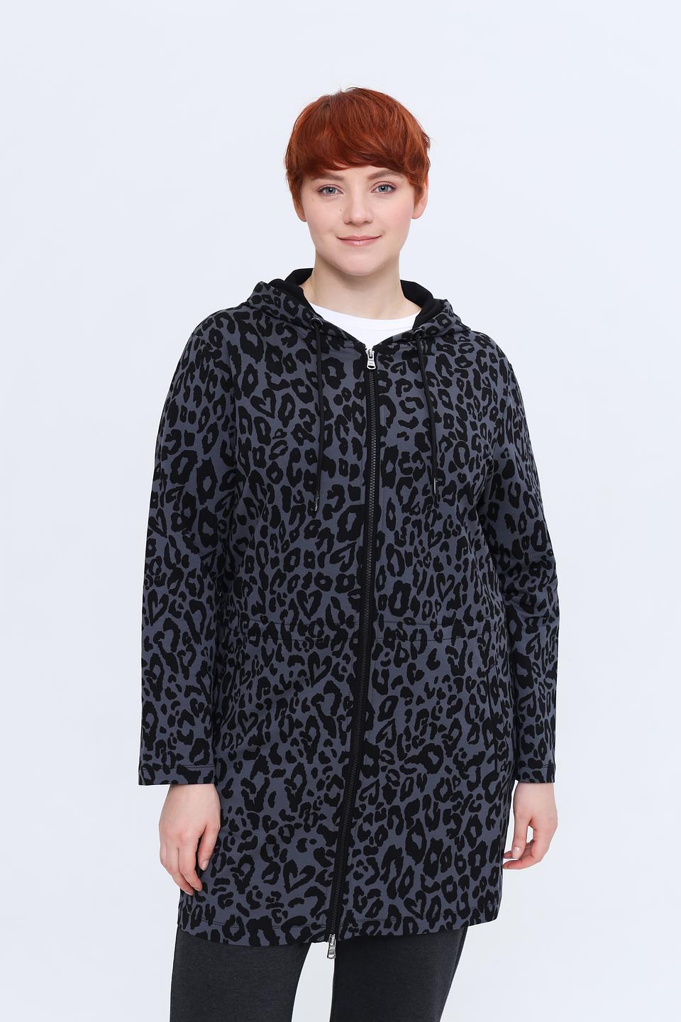 Толстовка Margittes с леопардовым принтом