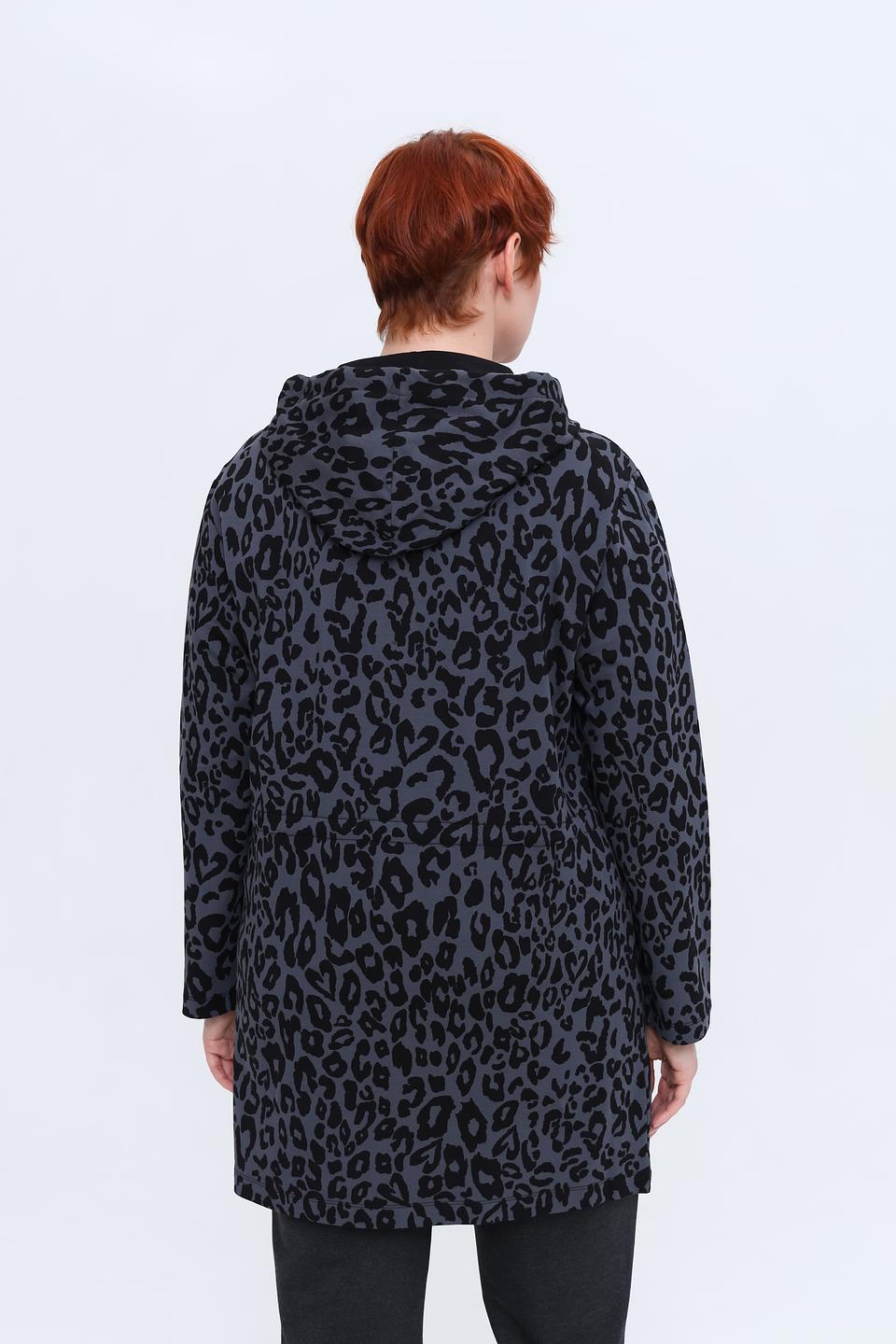 Толстовка Margittes с леопардовым принтом