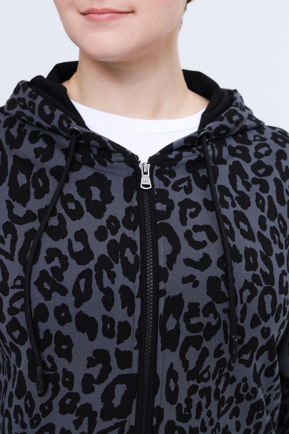 Толстовка Margittes с леопардовым принтом