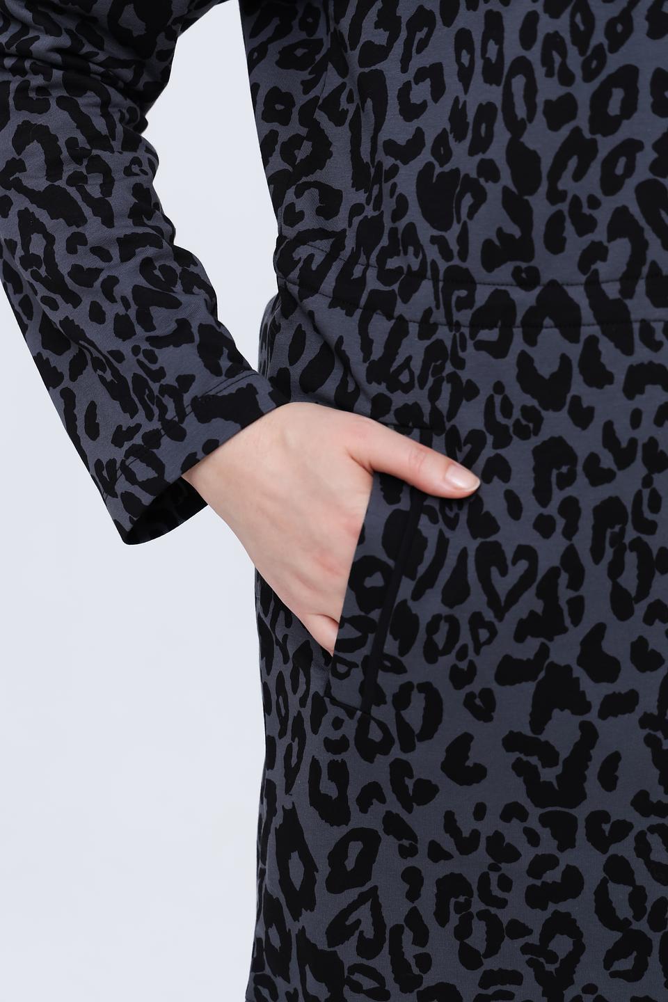 Толстовка Margittes с леопардовым принтом