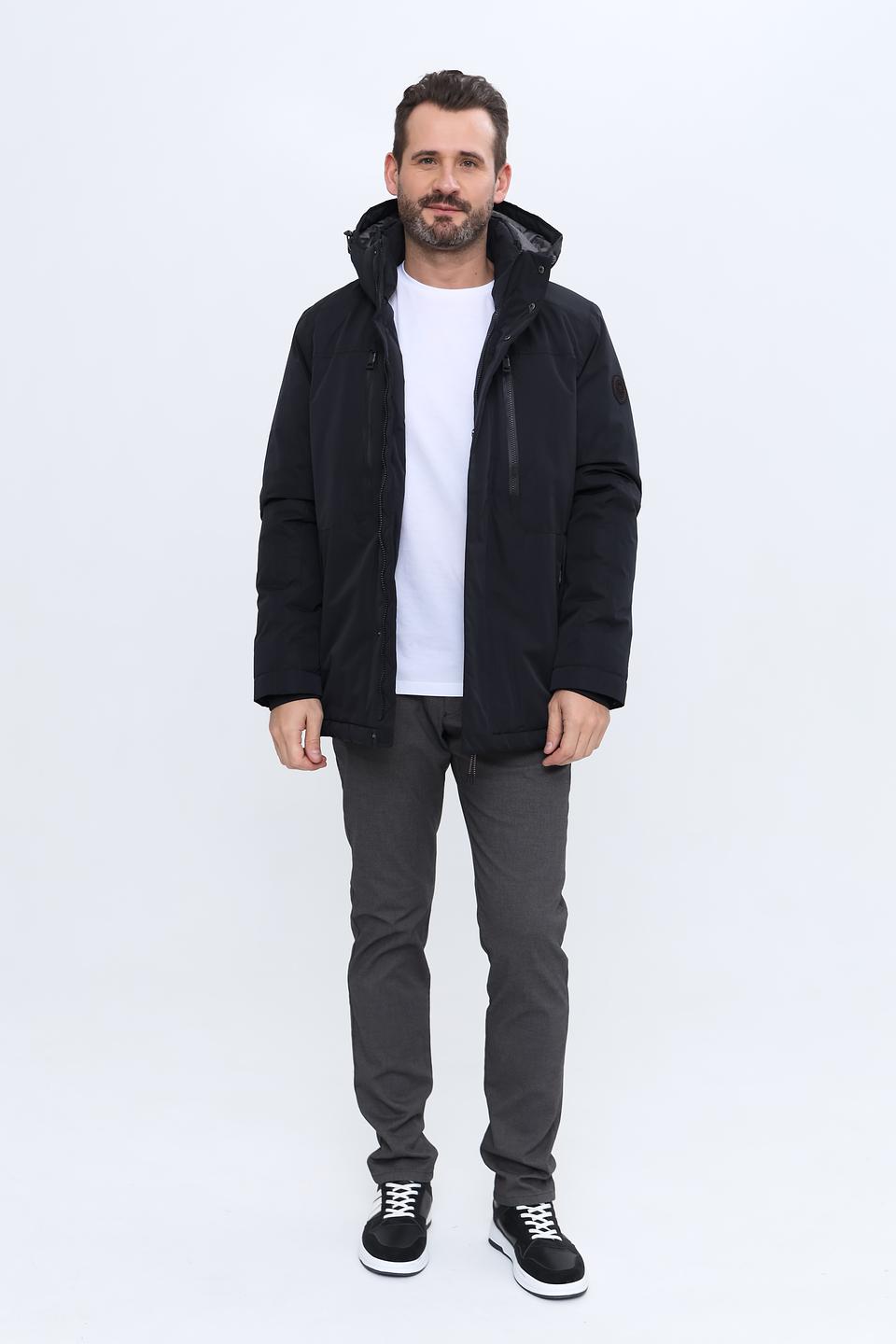 Куртка Casa Moda чёрная стеганая