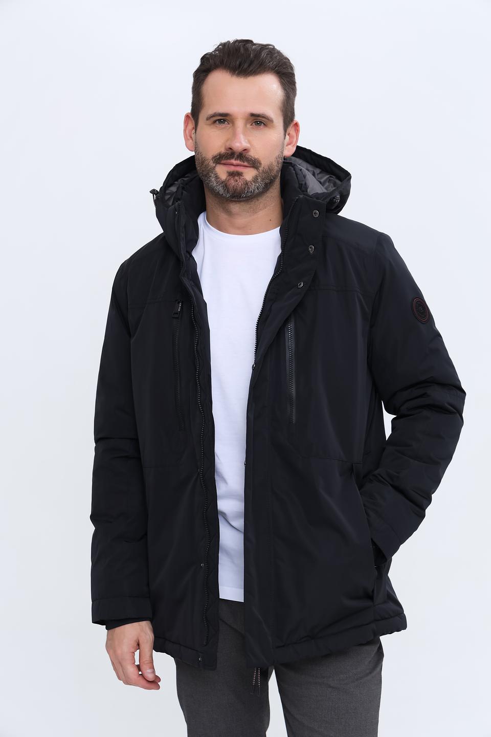 Куртка Casa Moda чёрная стеганая