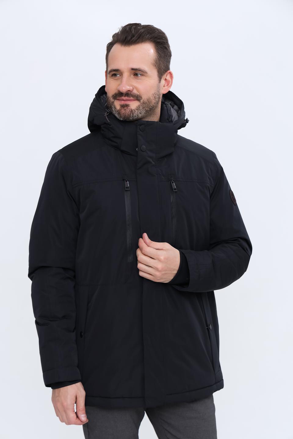 Куртка Casa Moda чёрная стеганая