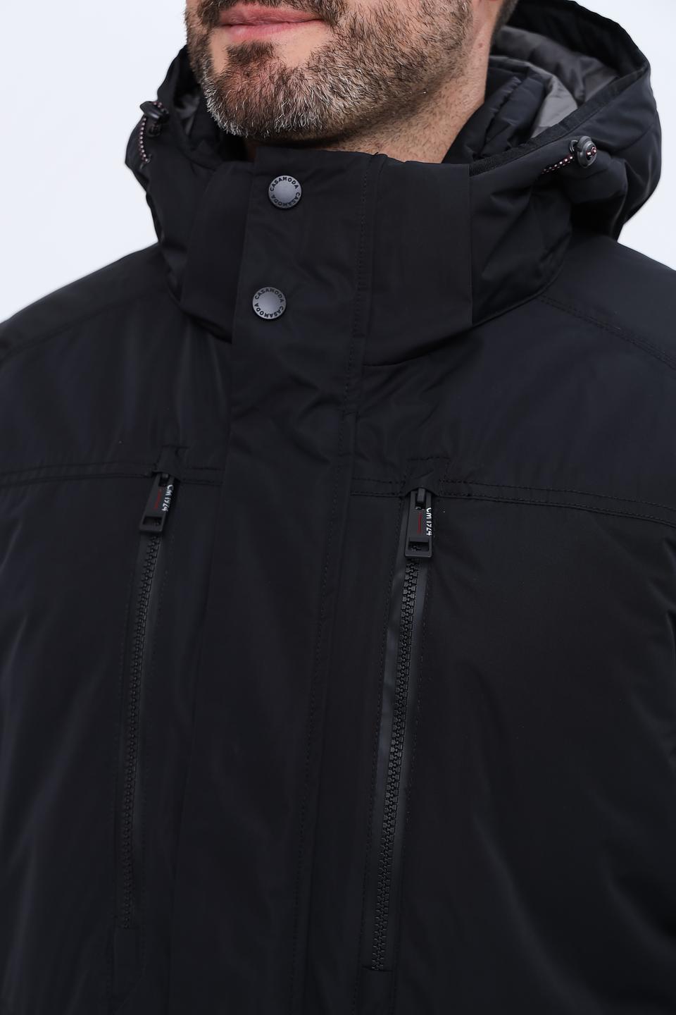 Куртка Casa Moda чёрная стеганая