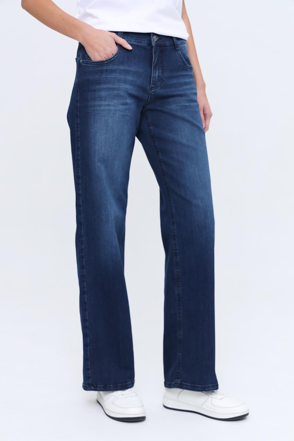 Джинсы Angels широкого кроя синие