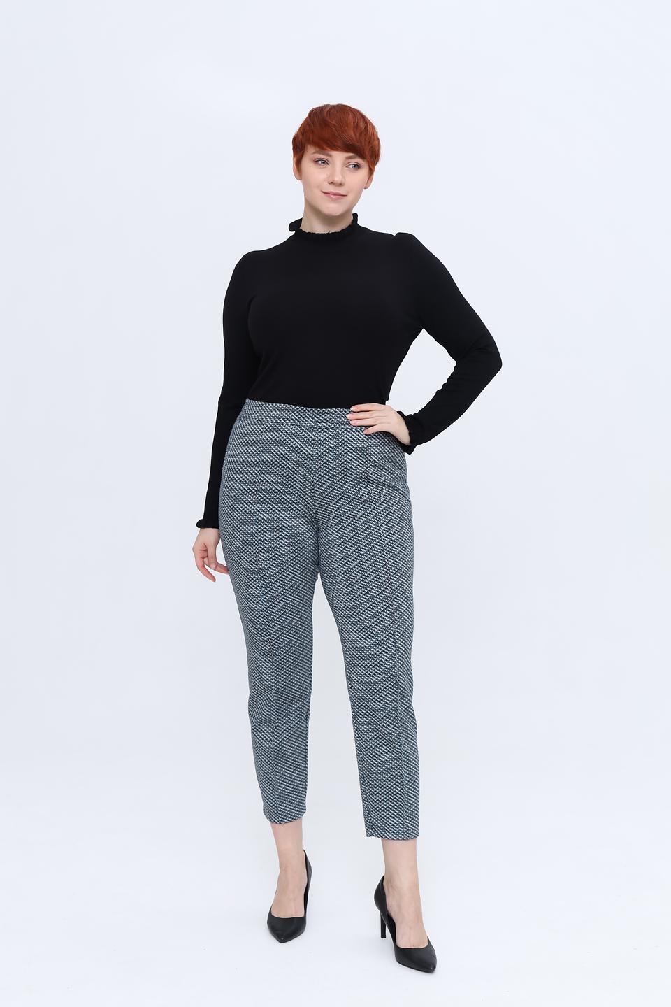 Пуловер Taifun с воротником-стойкой чёрный