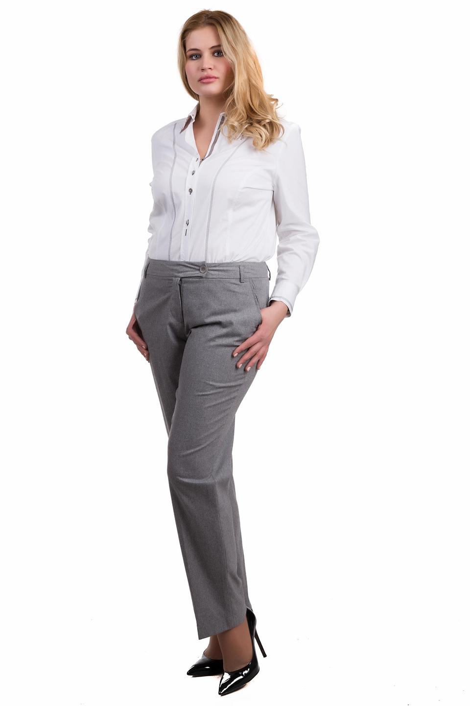 Блуза Rabe collection белая с отделкой