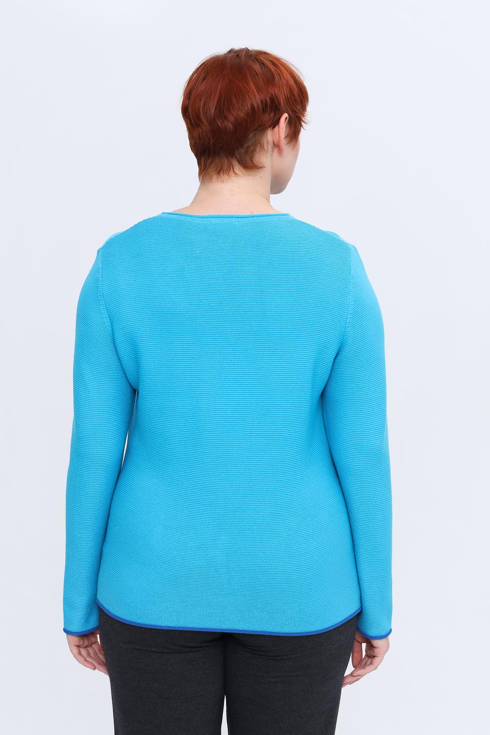 Пуловер Rabe collection бирюзовый