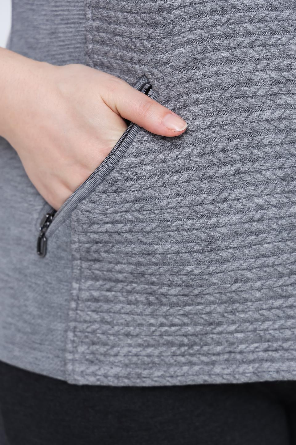 Жилет Rabe collection серый меланж