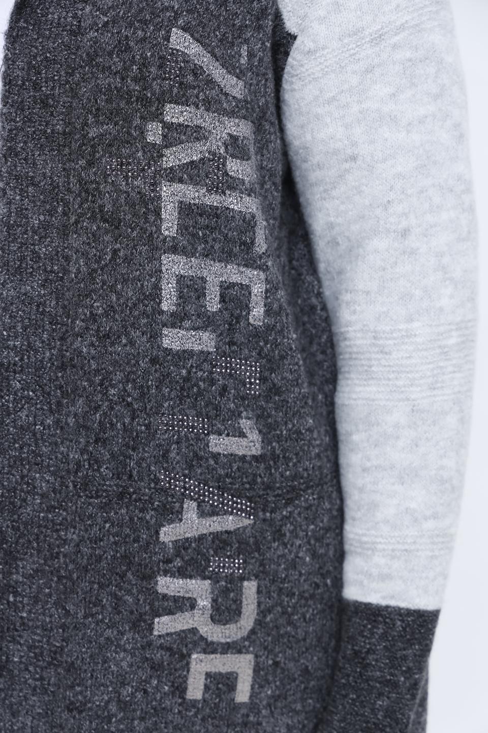 Жакет Rabe collection с капюшоном серый