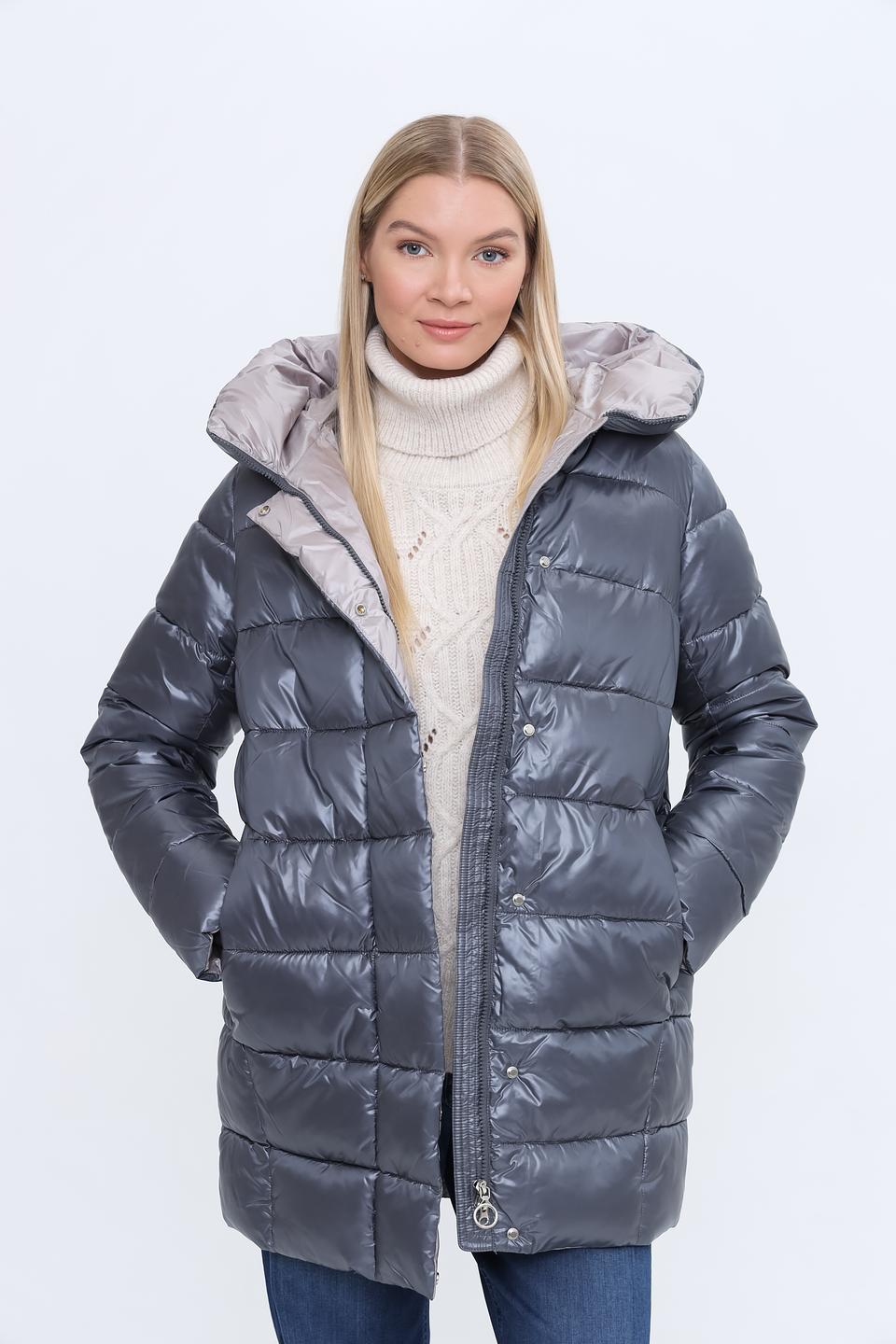 Куртка Pezzo стеганая серая