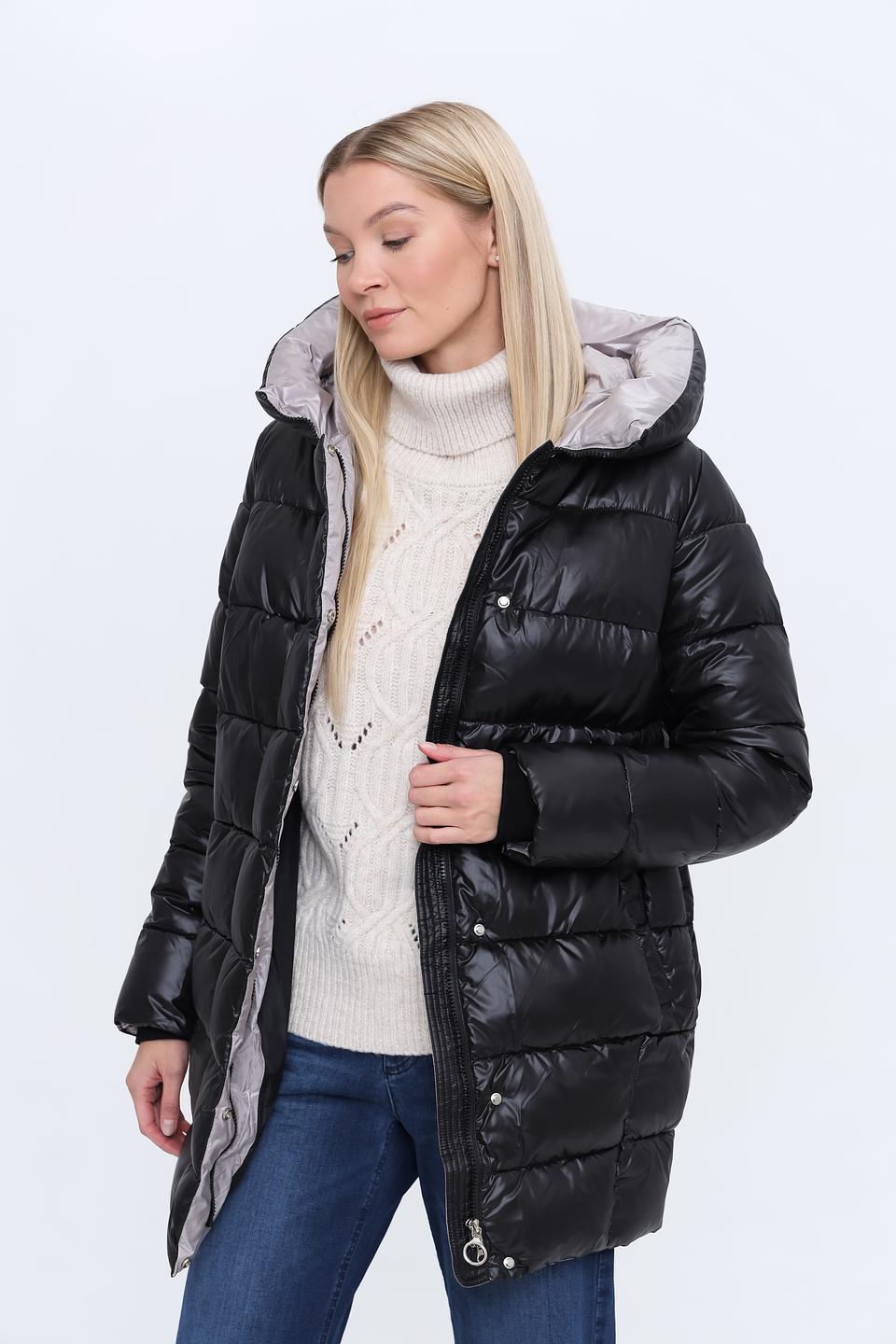 Куртка Pezzo чёрная стеганая