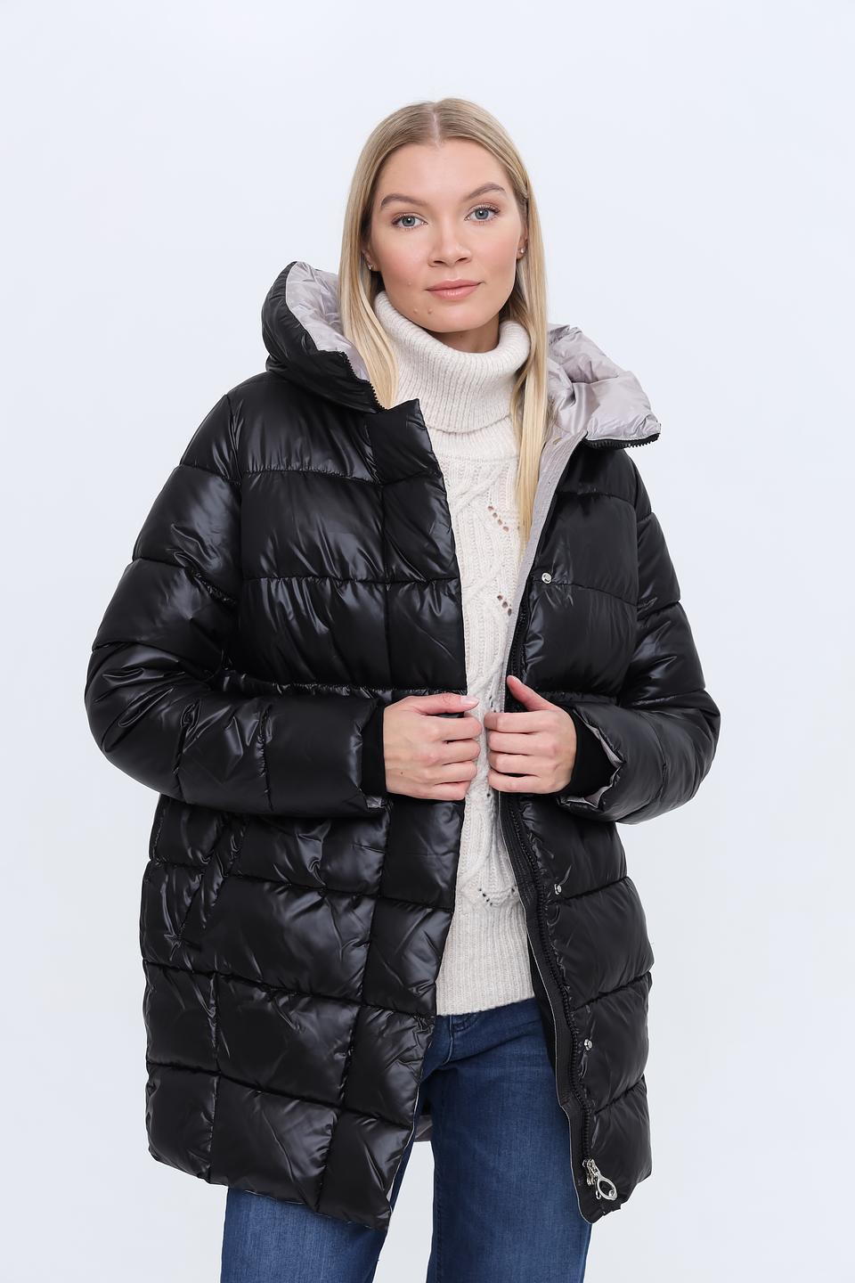 Куртка Pezzo чёрная стеганая