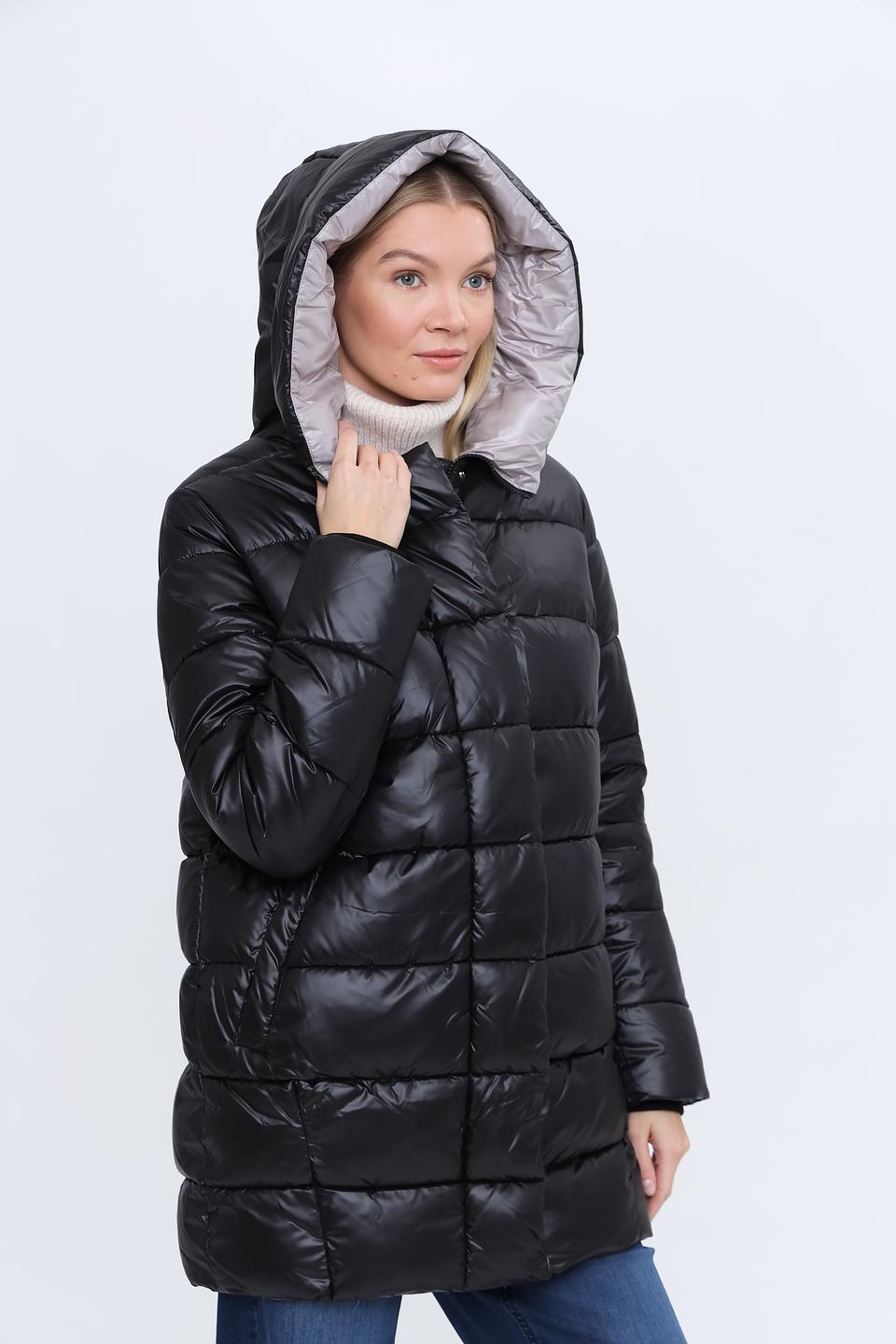 Куртка Pezzo чёрная стеганая