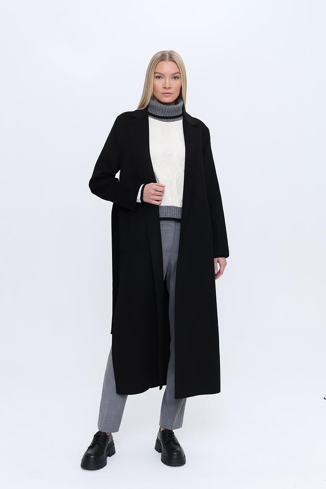 Пальто Kaos жен. чёрное