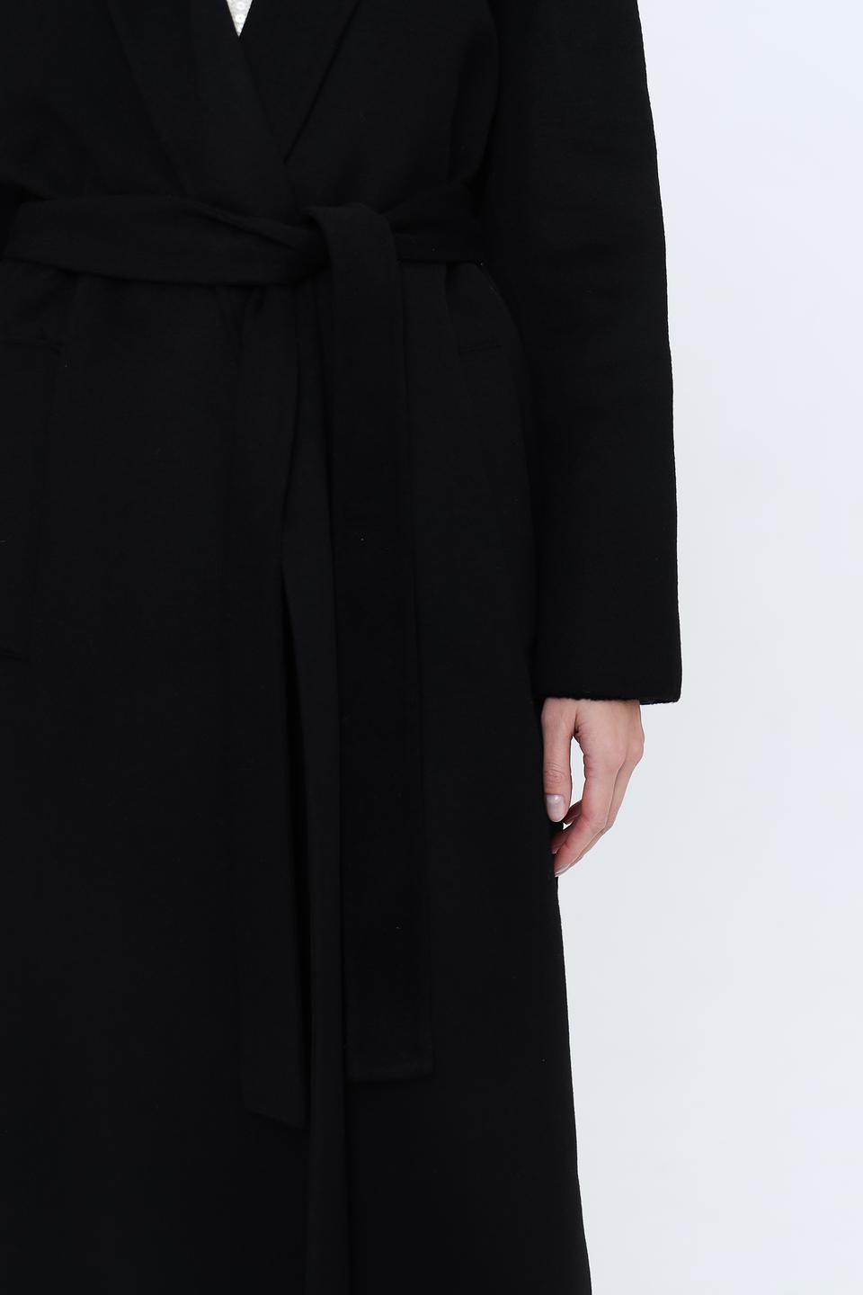 Пальто Kaos жен. чёрное