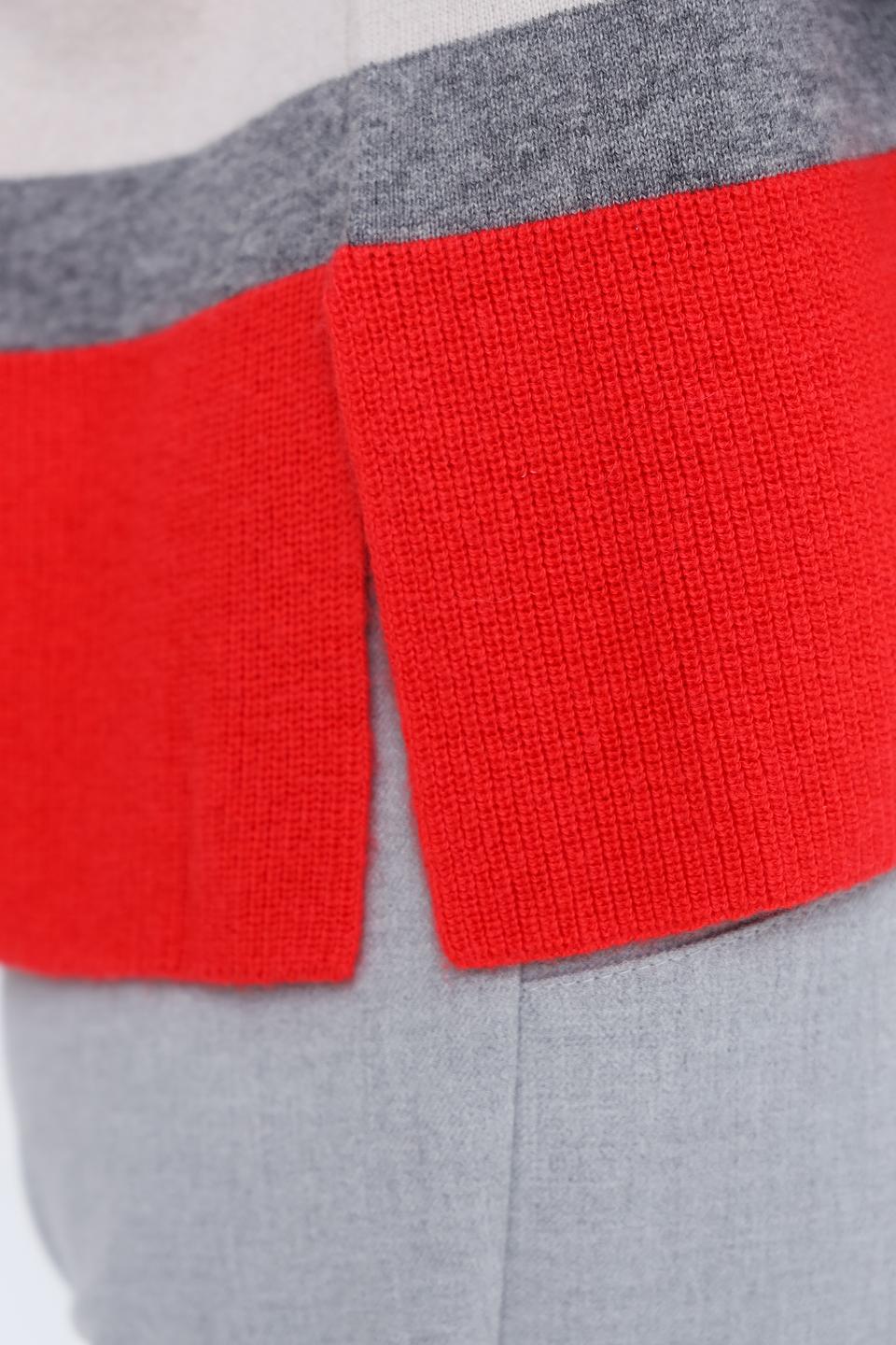 Джемпер Icona в полоску, красный