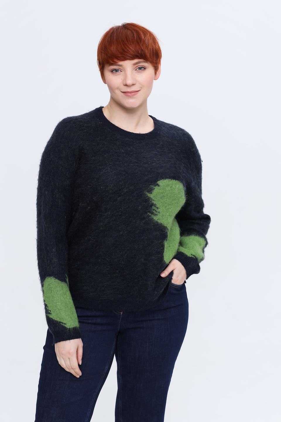 Пуловер Samoon с аппликацией