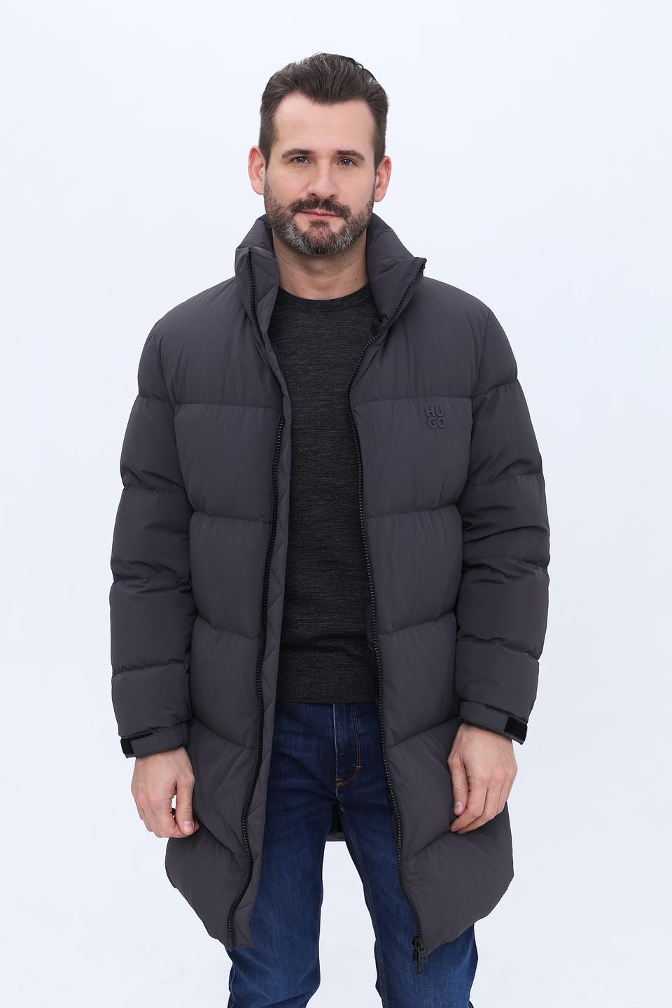 Пальто Hugo муж. графитовое