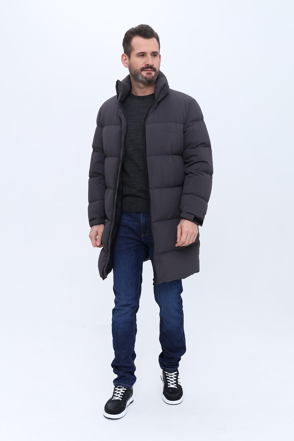Пальто Hugo муж. графитовое