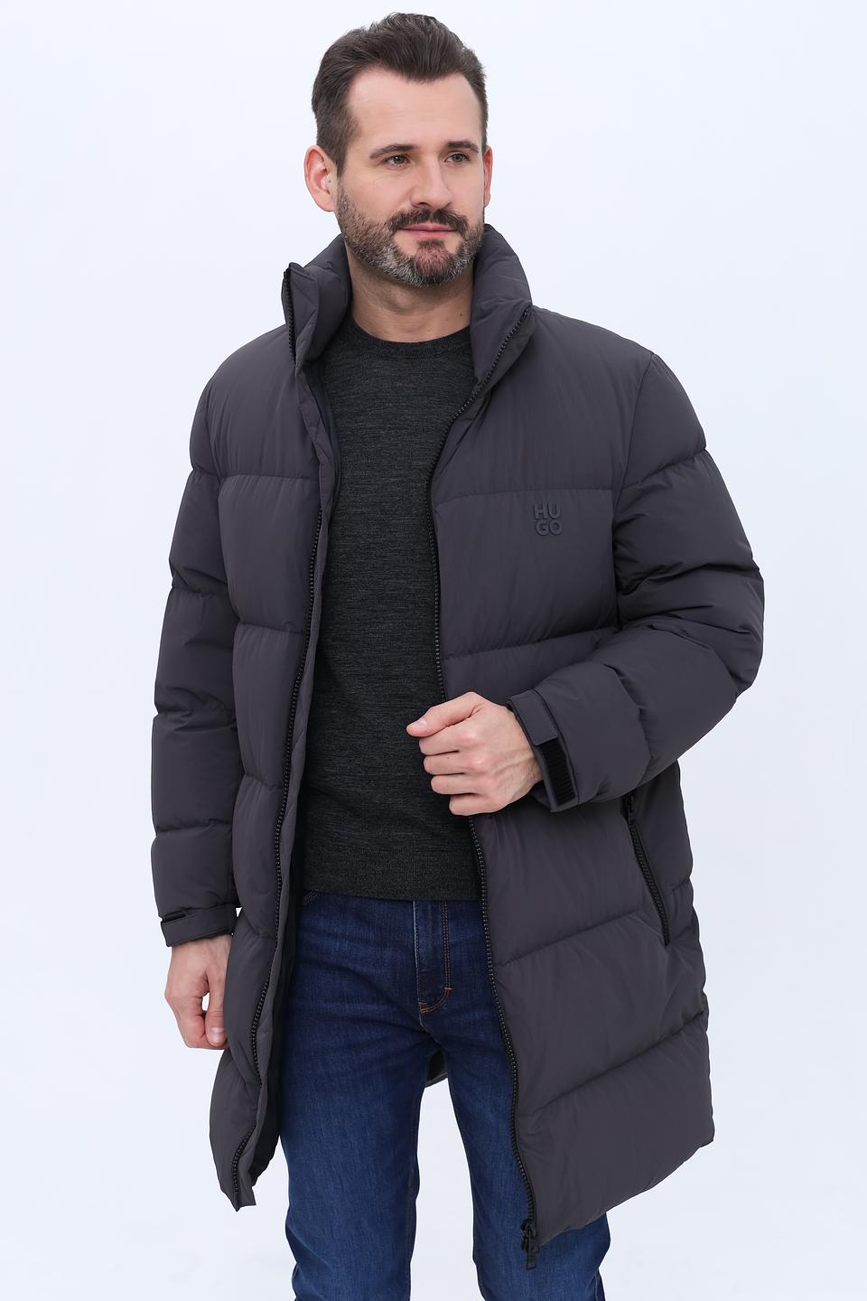 Пальто Hugo муж. графитовое