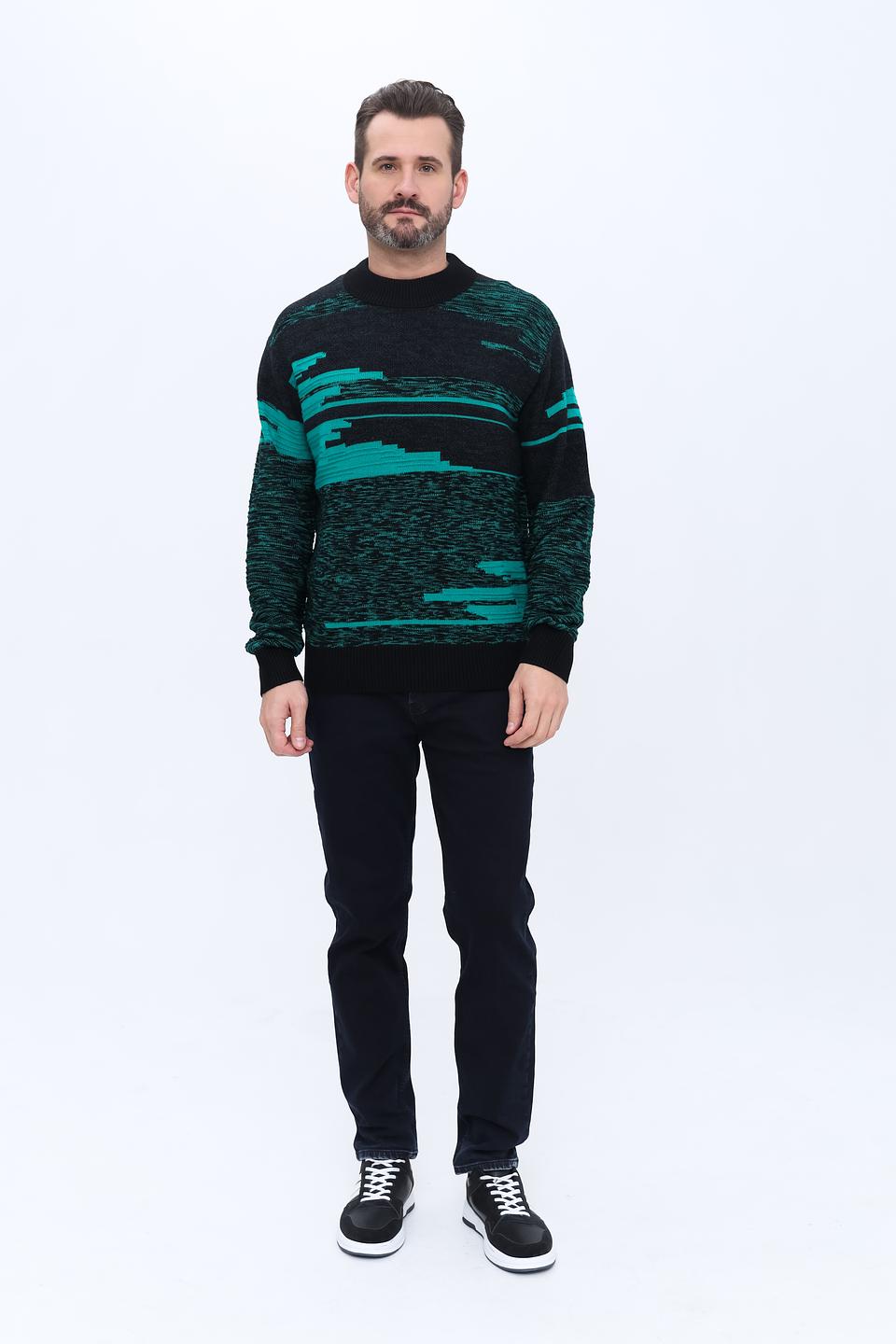 Джемпер Boss Orange с узором чёрный