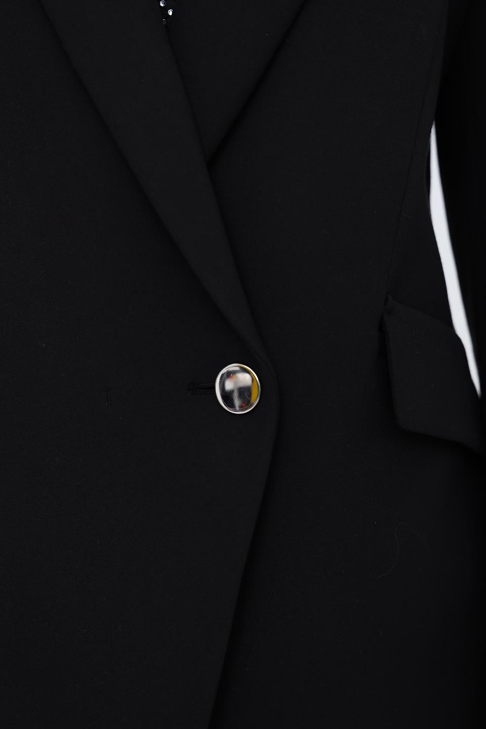 Жакет Boss Black чёрный приталенный