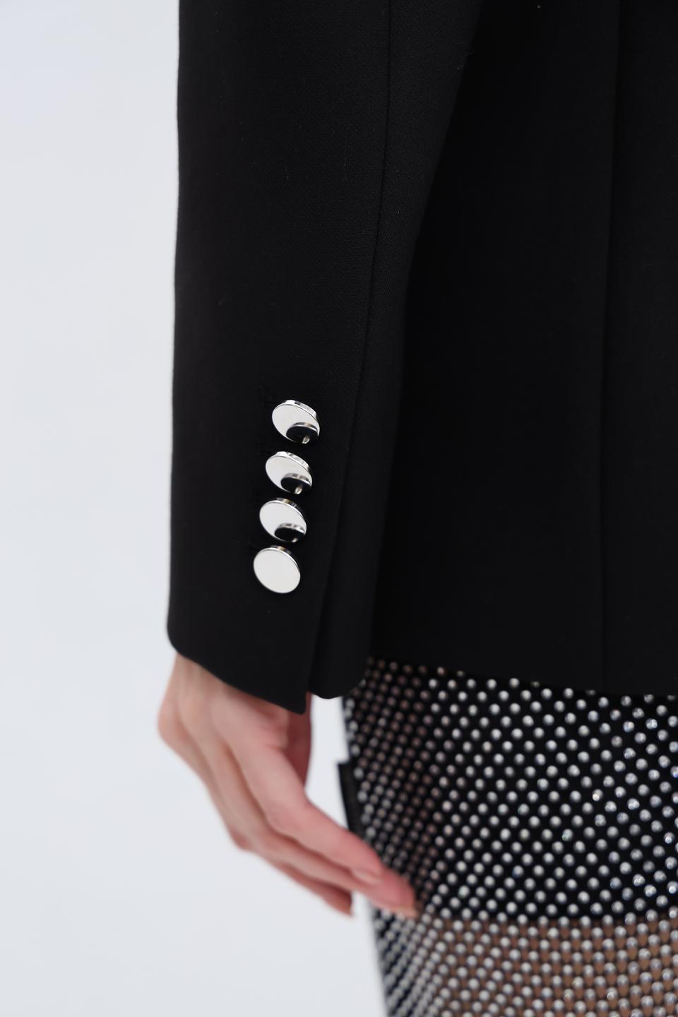 Жакет Boss Black чёрный приталенный