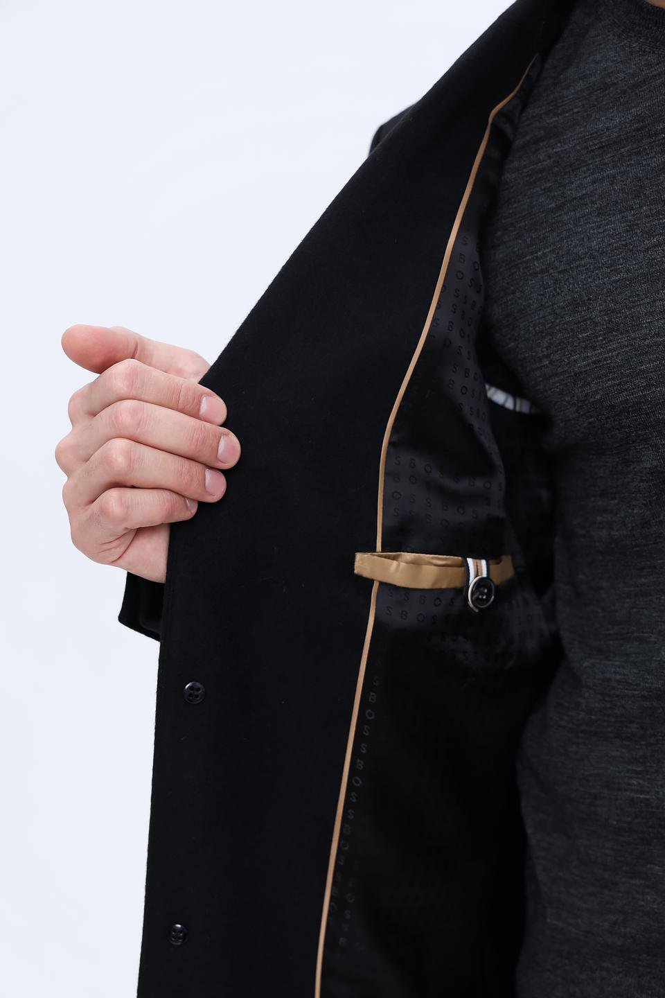 Пальто Boss Black чёрное