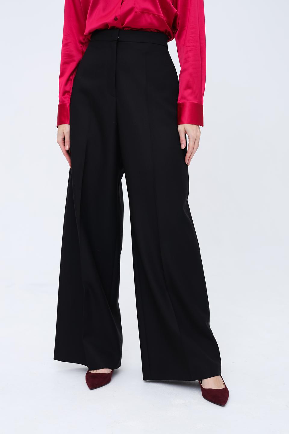 Брюки Boss Black широкие чёрные