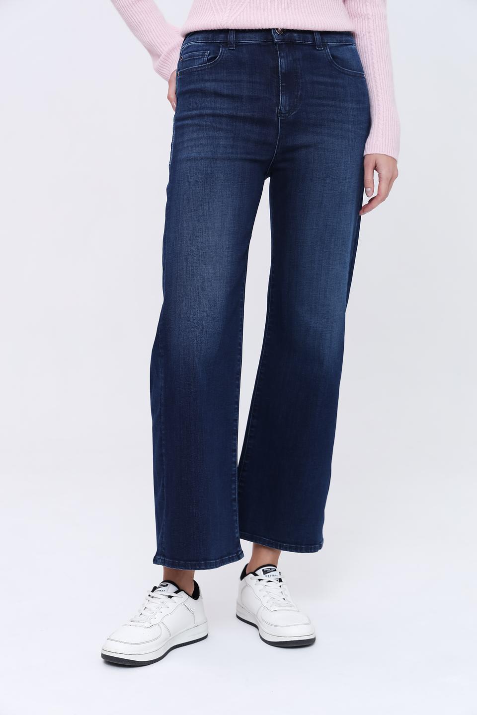 Джинсы клеш Emporio Armani синие