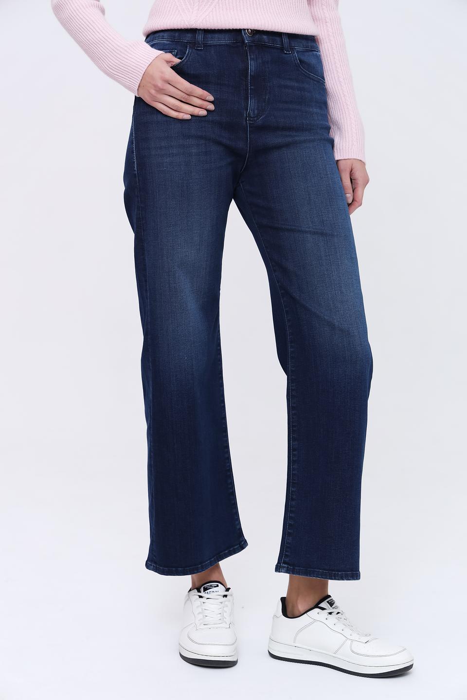 Джинсы клеш Emporio Armani синие