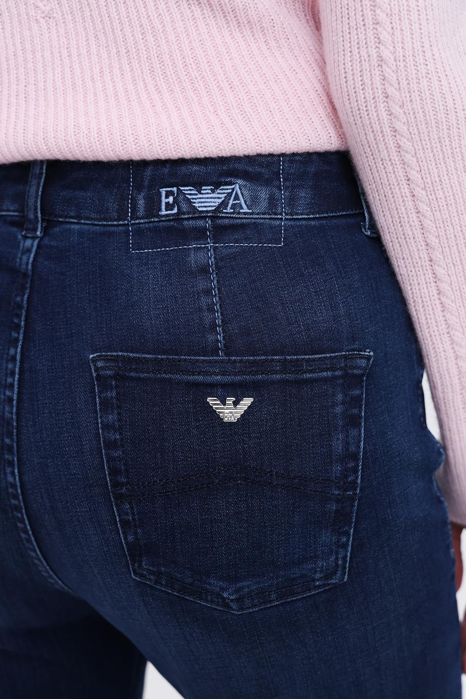 Джинсы клеш Emporio Armani синие