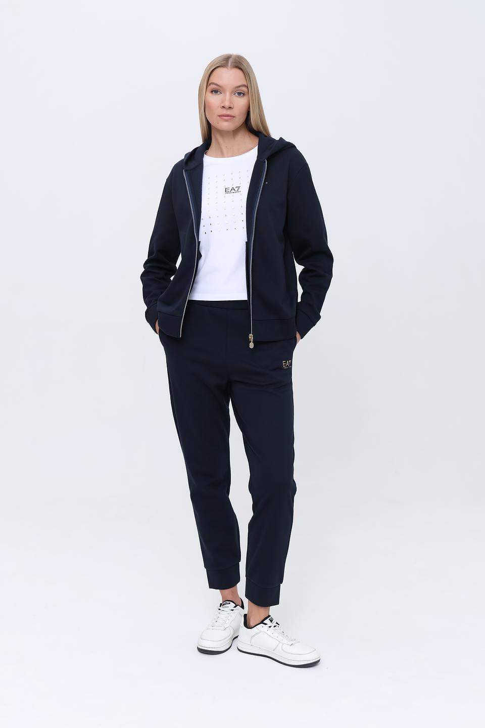 Костюм спорт. EA7 жен. темно-синий