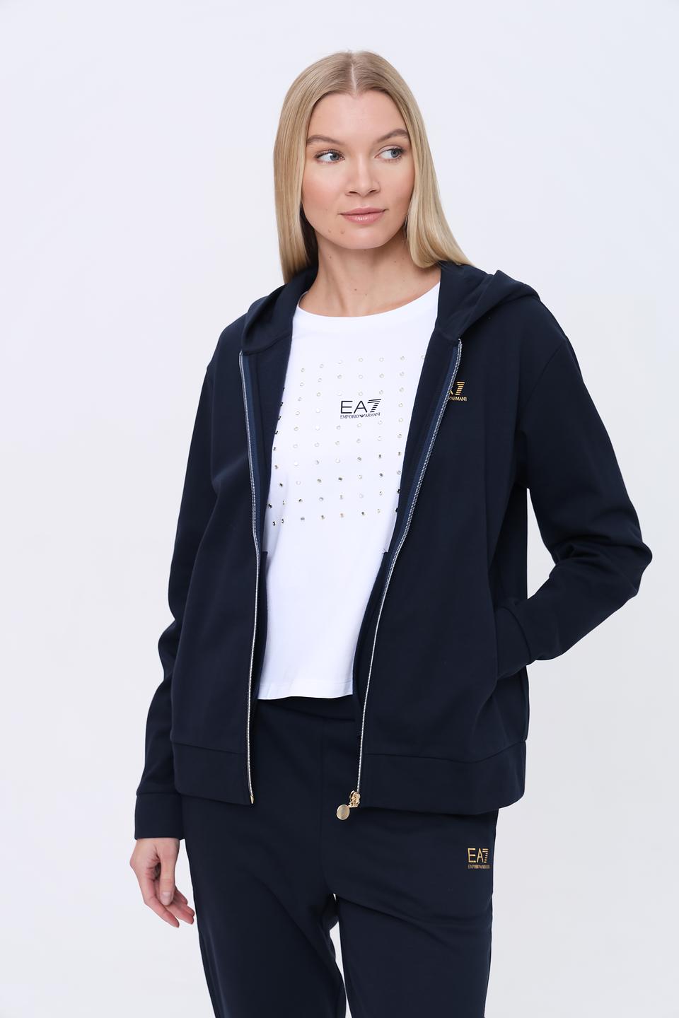 Костюм спорт. EA7 жен. темно-синий