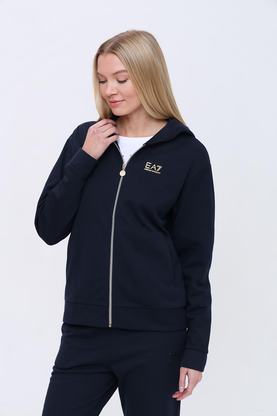 Костюм спорт. EA7 жен. темно-синий