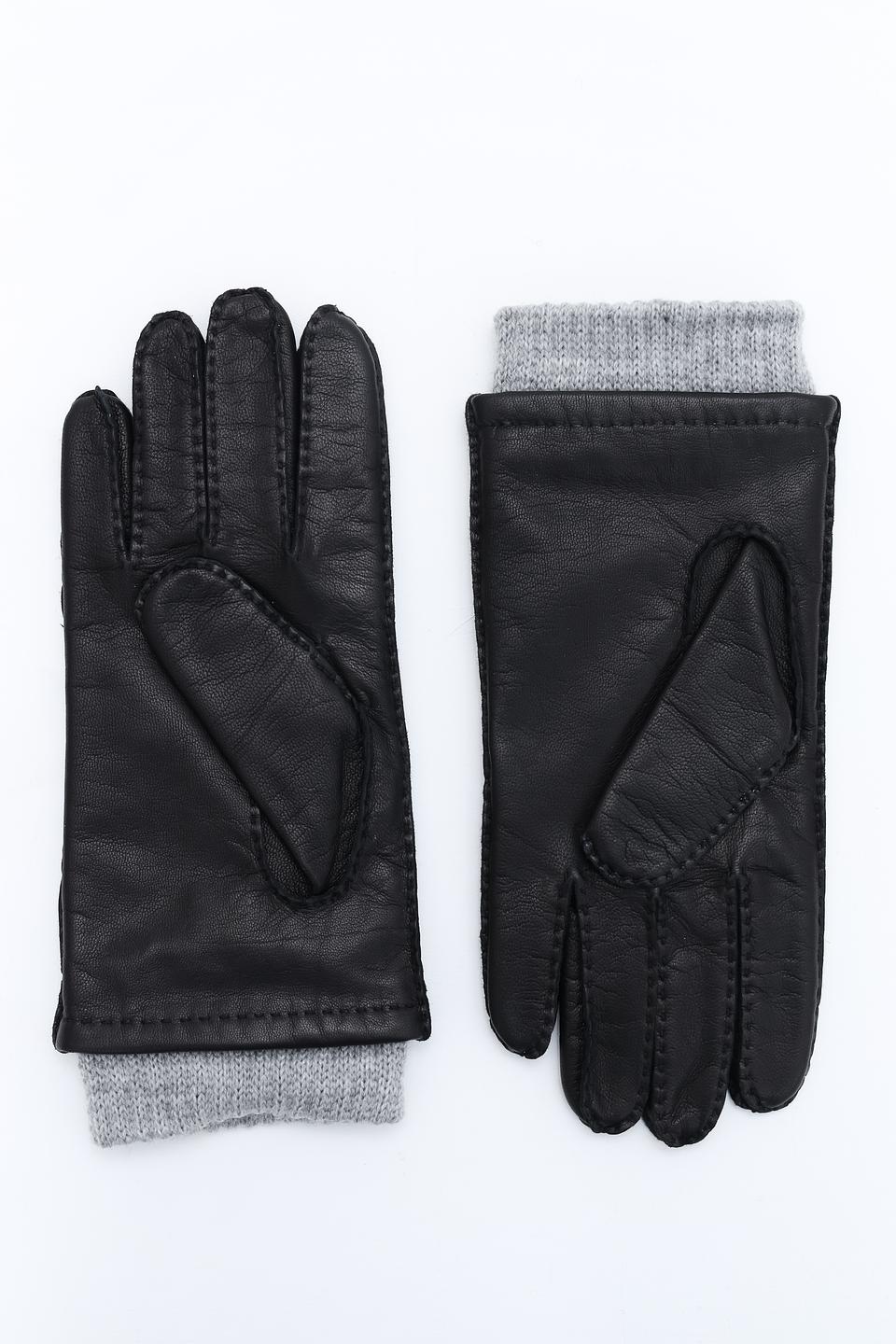 Перчатки Roeckl кожа чёрные