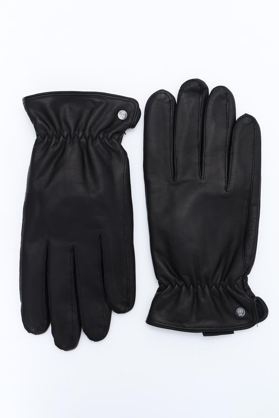 Перчатки кожаные Roeckl чёрные