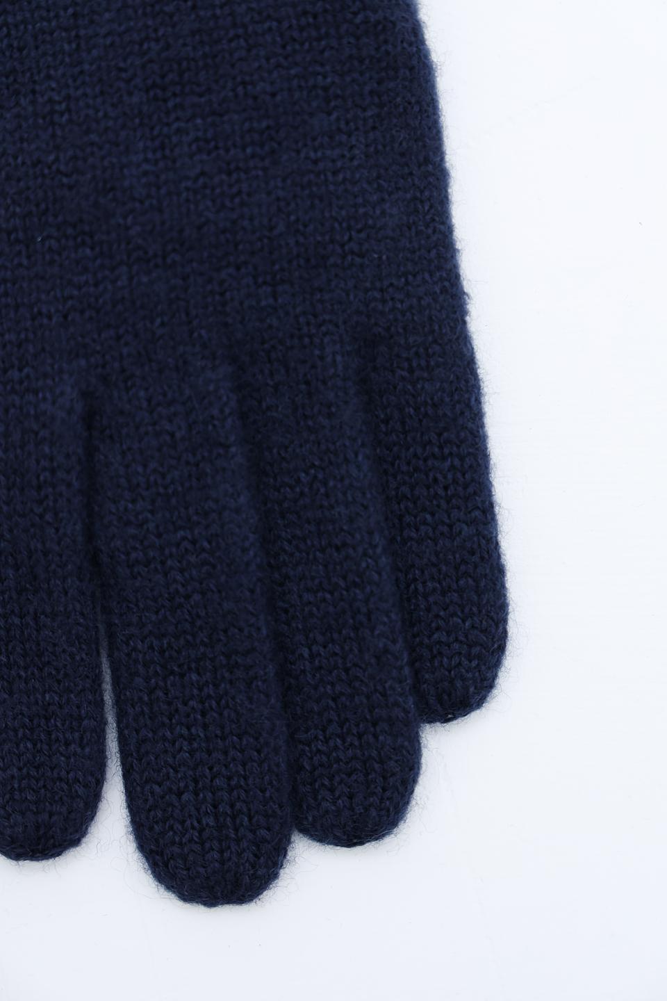 Перчатки Roeckl вязаные тёмно-синие