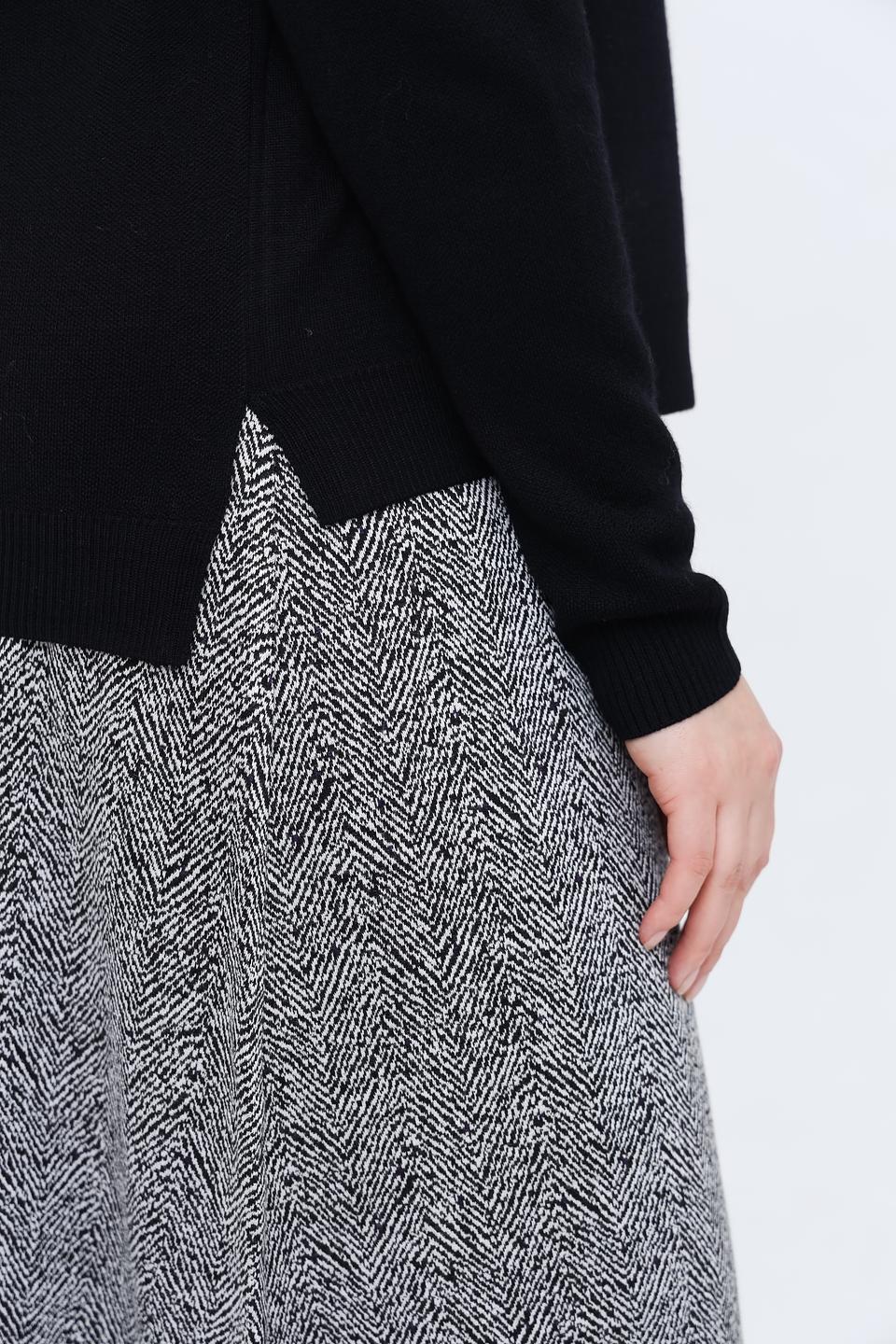 Пуловер Gerry Weber с принтом черный