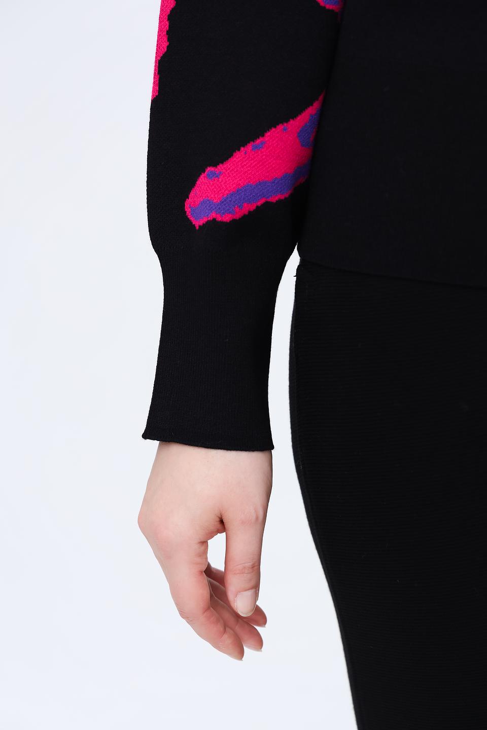 Пуловер Gerry Weber с принтом чёрный