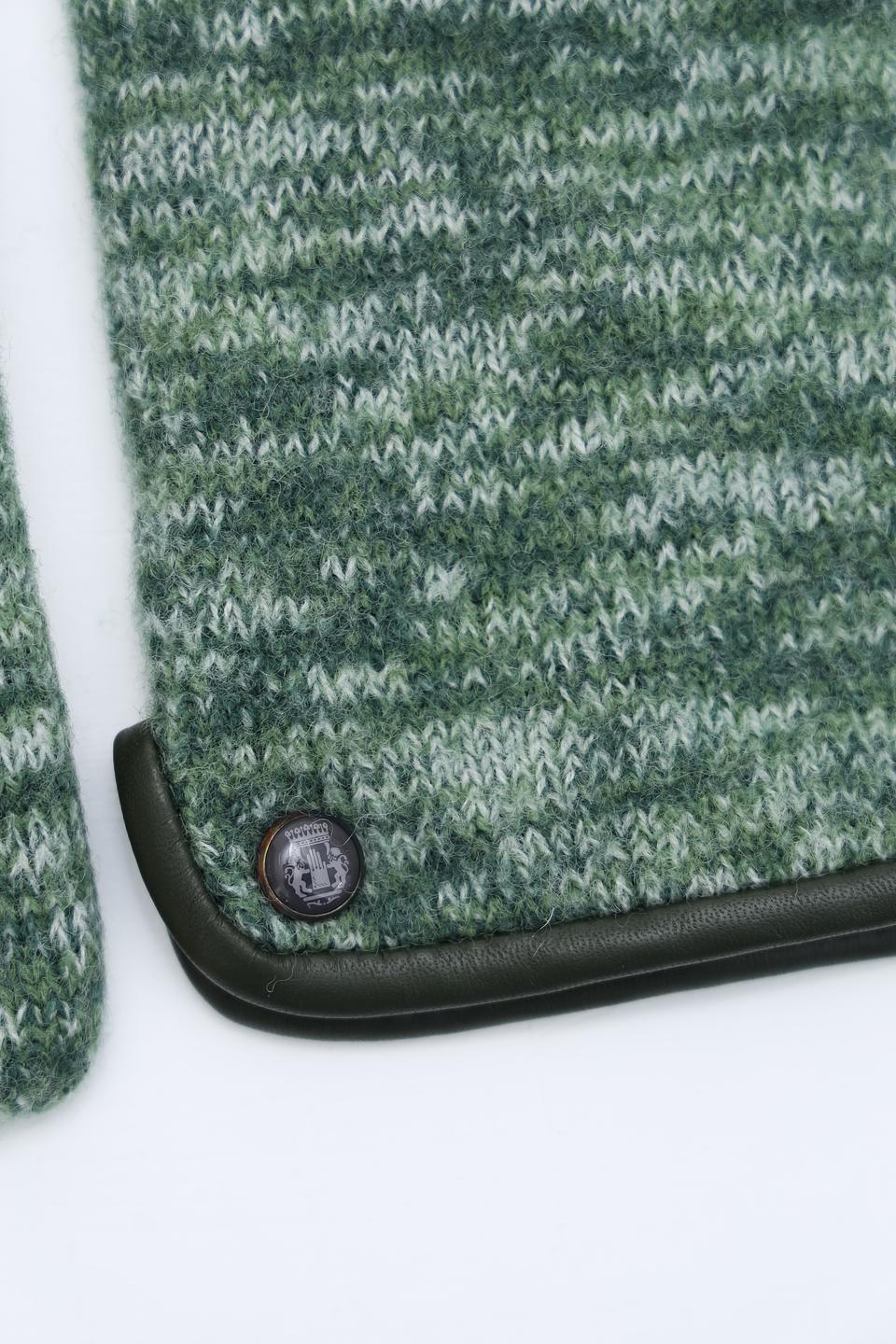 Перчатки Roeckl шерстяные зелёные