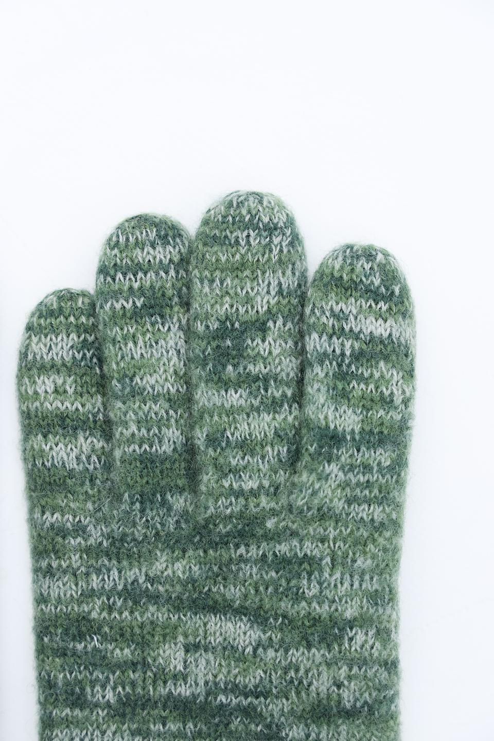 Перчатки Roeckl шерстяные зелёные