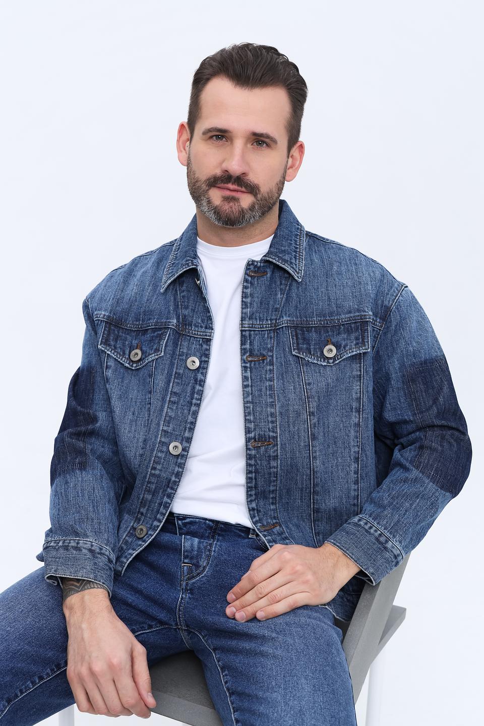 Куртка джинсовая Pezzo синяя