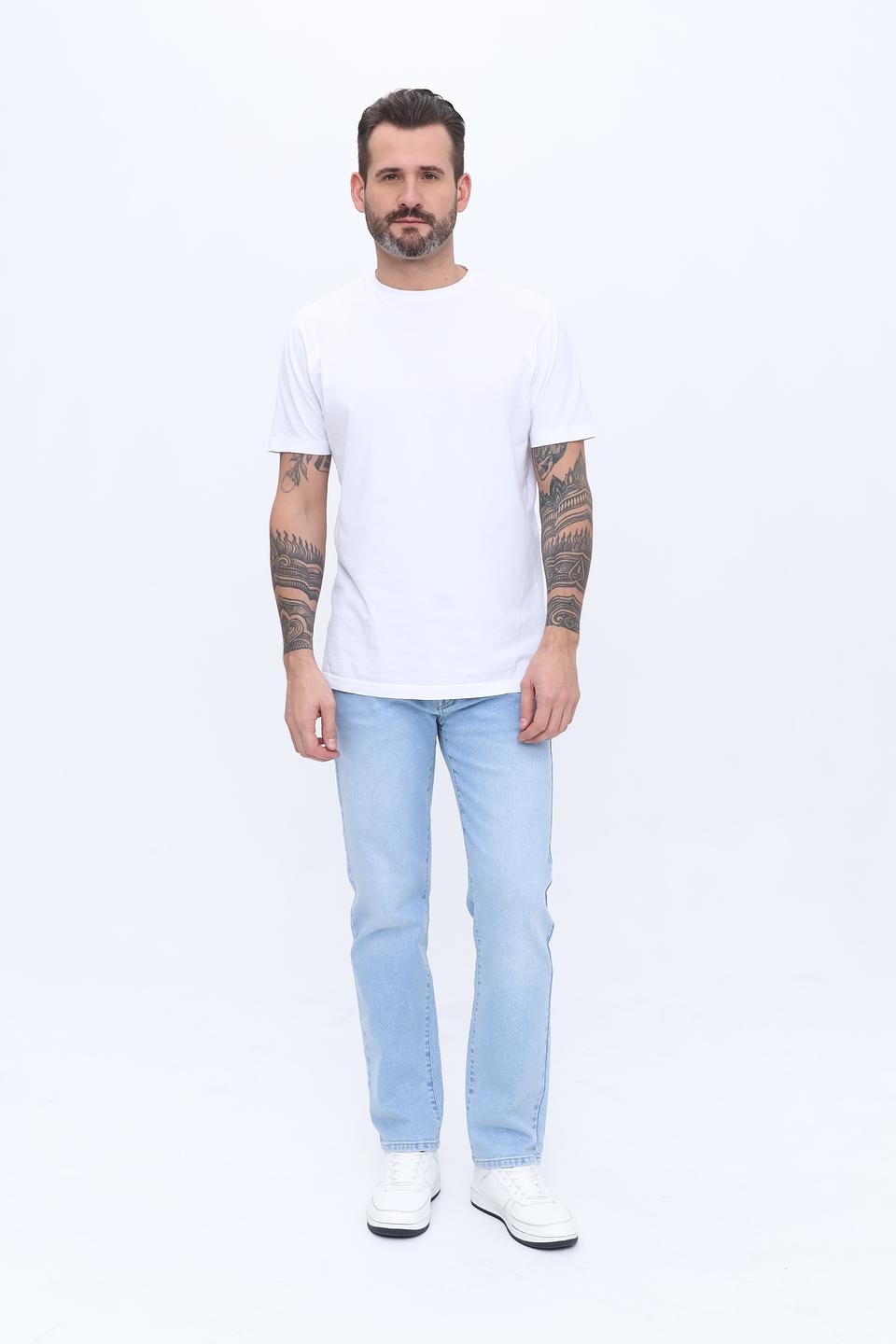 Джинсы Pezzo голубые relaxed
