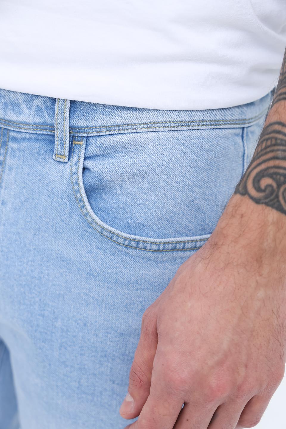 Джинсы Pezzo голубые relaxed